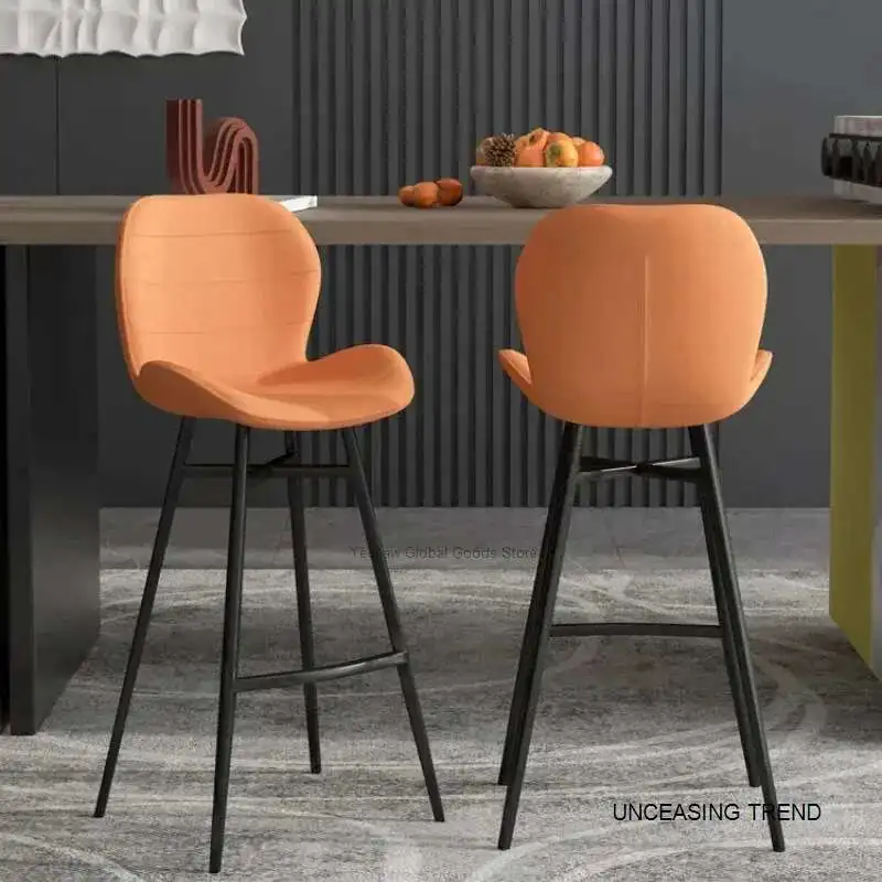 Высокий табурет для дома в скандинавском стиле, барный стул интернет-знаменитостей, касса, специальный стул, светильник, роскошный бар, интернет-табурет знаменитостей