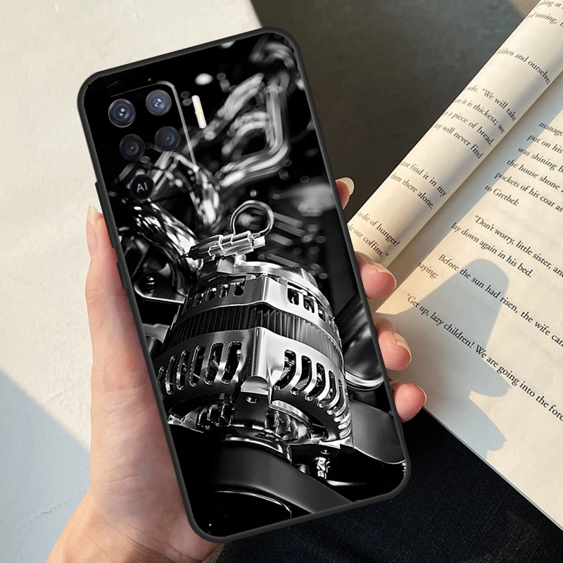 Mechanical Engines For OPPO Find X5 X3 Pro A5 A9 A31 A53 A53S A54 A74 A94 A15 A16 A52 A72 A83 A91 A93 Case