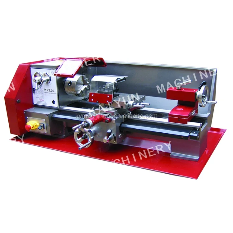 KY200 Top Quality 750W Multifunction Manual Metal Wood Turning Lathe