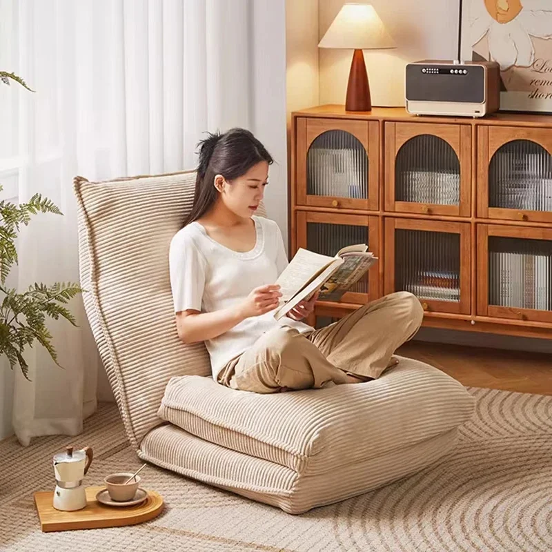 French Minimalist Design Lazy Sofa  Nordic Foldable Tatami Bedroom Sofa Bed  Balcony Leisure Home Furniture living room sofas