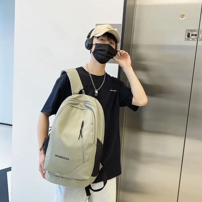 2023 Women Backpack Large Capacity Light Weight Couple's Design Oxford Computer Bag Travel Nylon Bag School Bags