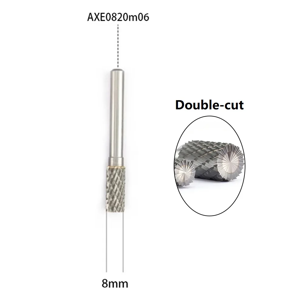 File Burr Bit Tool Cutter Double Cut Grinding Tool Metal Grinding Parts Replacement Rotary Tungsten Carbide 1pcs