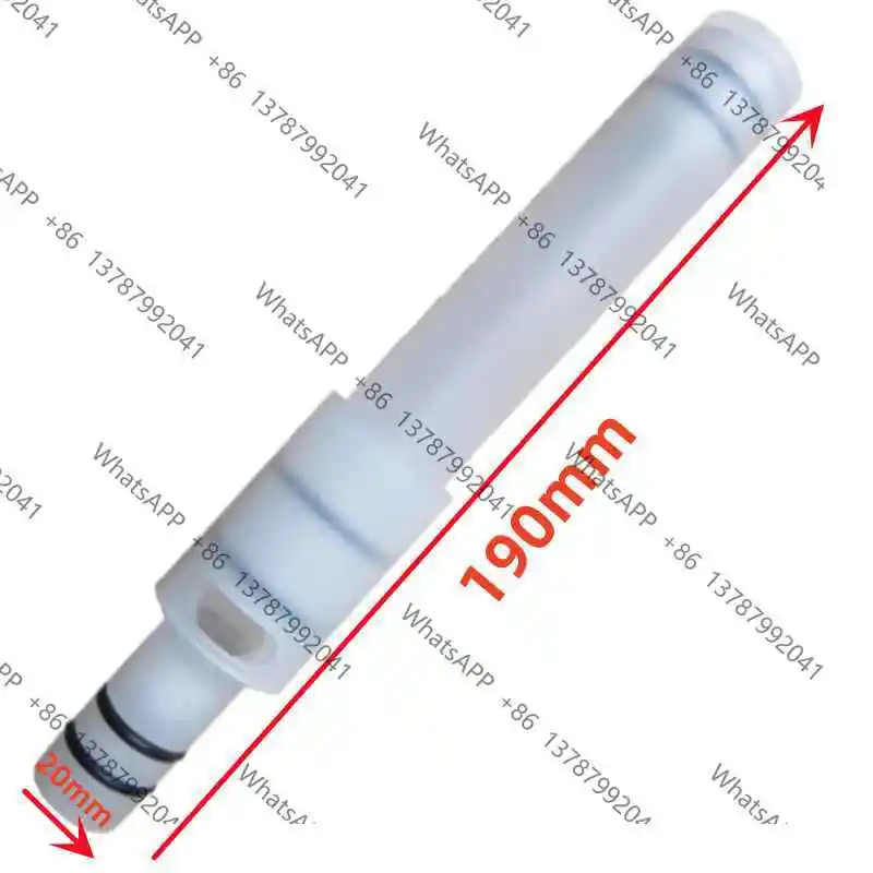 2Pcs White Plastic Air Tube For Soft Serve Ice Cream Machine Hopper Fittings Replacement Parts