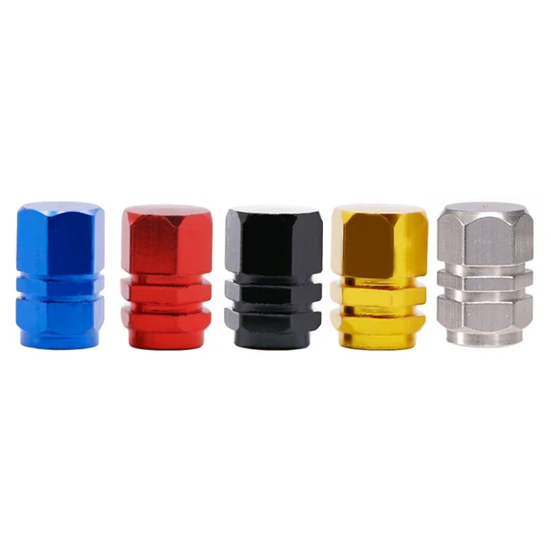 Car Tire Dust Valve Cap, Hexagonal Tire Dust Cap, Aluminum Alloy Valve Cap