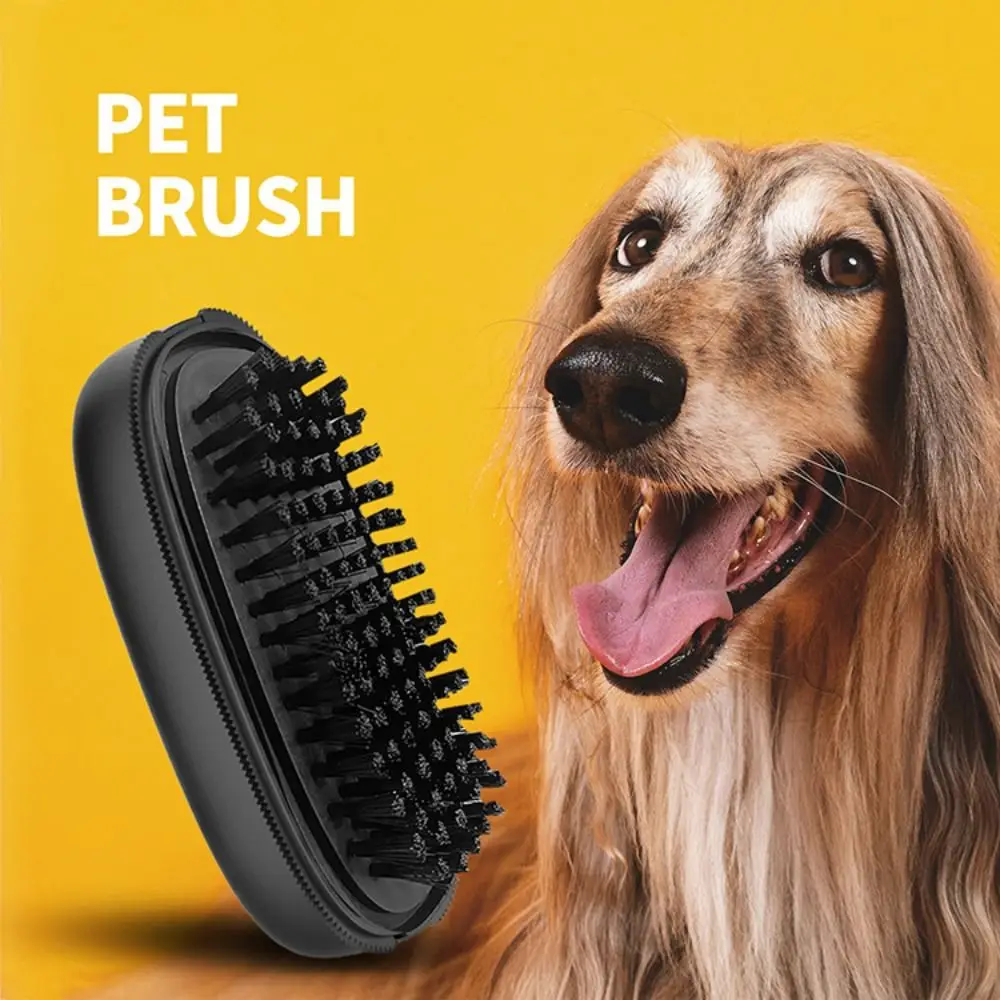 

Multi-function Horse Grooming Brush Tick Removal Cleaning Flea Cattle Tail Combs Black Nursing Puppy Hair Comb Body Mane