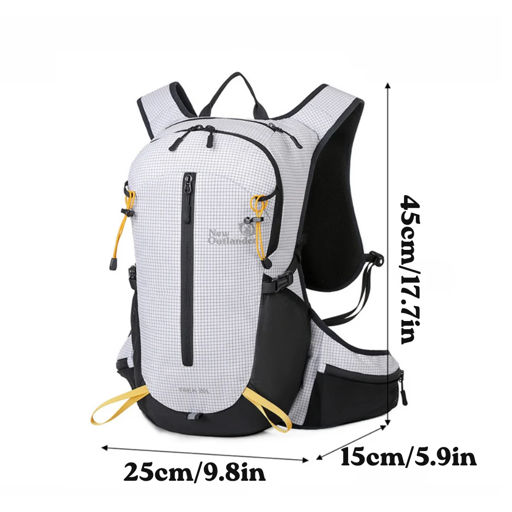 WESTTUNE 20L Fahrradrucksack, leichter, wasserdichter Trinkrucksack, atmungsaktive Outdoor-Sporttasche für Klettern, Reisen, Wandern – Detail 2