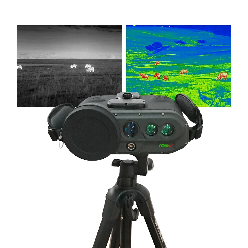 منظار متقدم متكامل متعدد الوظائف مع بوصلة إلكترونية لتحديد المواقع للتصوير الحراري بالليزر #3