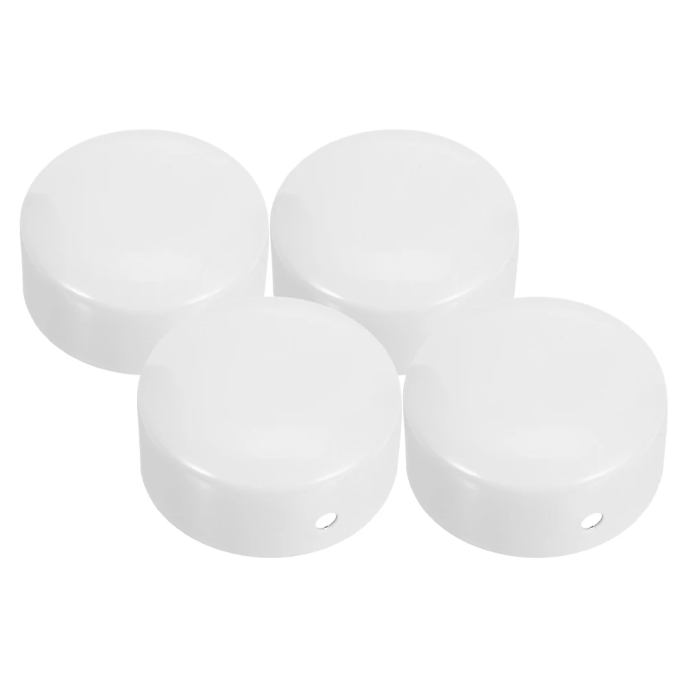 

4pcs Stainless Steel Handrail Cover Durable Cable Railing End Caps Stair Banister Fittings Protective Connector Pieces