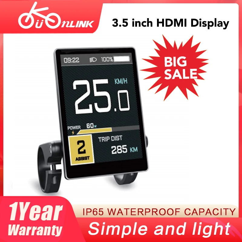 Bafang E-bike  1.8/3.5 inch LCD  TFT Display For BBS01/BB02/BBSHD/M400/M500/M600/M620  Bafang  Motor CAN Protocol