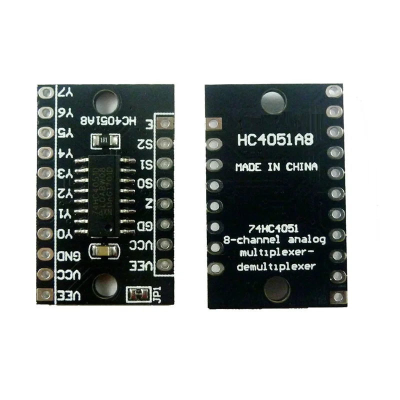 ELECT-Raspberry Pi لـ Arduino وحدة معدد تناظرية/Demultiplexer متوافقة مع 8 قنوات HC4051A8 74HC4051 لوحة تجارب Mountin