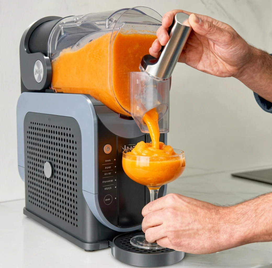 Ice Cream Maker Electric - Pembuat Es Krim Portabel Tanpa Es,