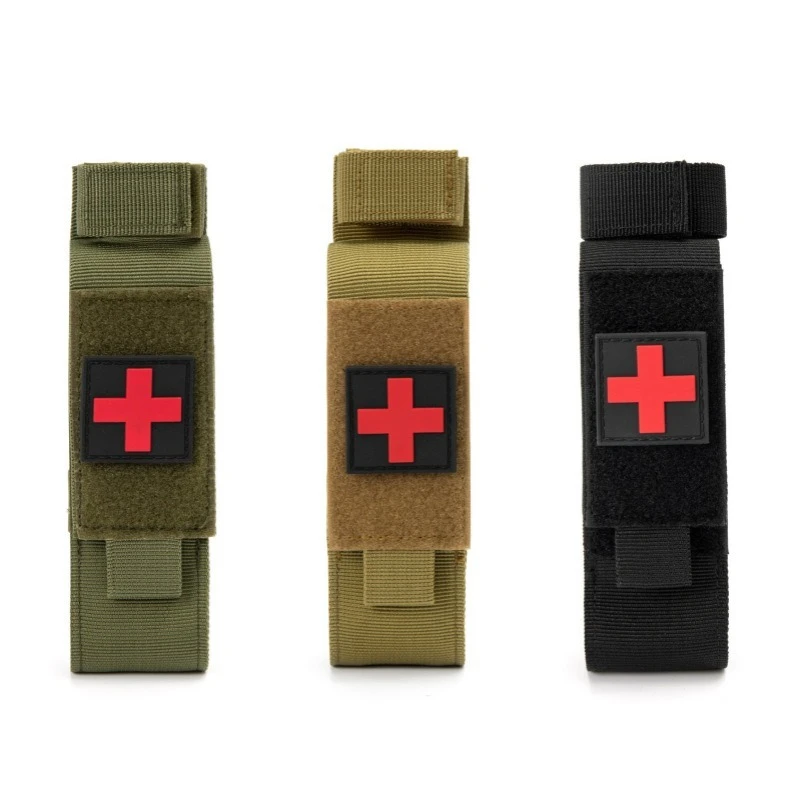 Nowy taktyczny nylonowy pokrowiec na opaskę uciskową dla kota Pojedynczy pistolet Mag Bag Case Outdoor Hunting Knife Holster Medical Scissor Packs