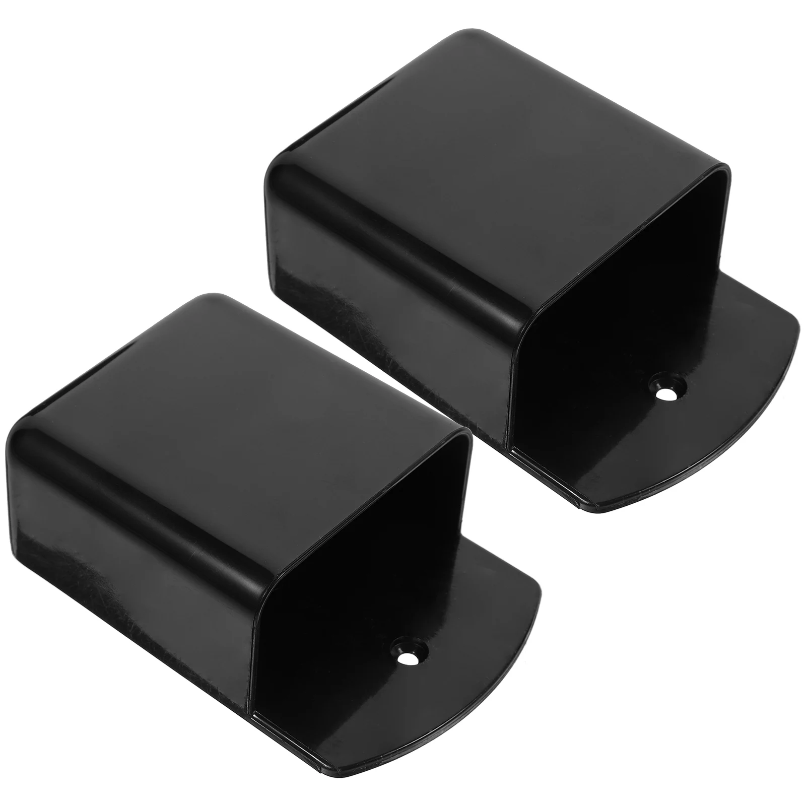 

2 Pcs Wall-mounted Remote Control Storage Box Holder Controller Stand Dispenser Abs for Baby