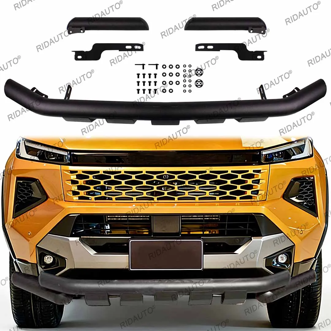 Front Steel Bumper Bull Bar Front Bumper Bar For Hilux Travo 2026 Overland Bumper Guard Bar Bumper Nudge Bar 4X4 Car Accessories