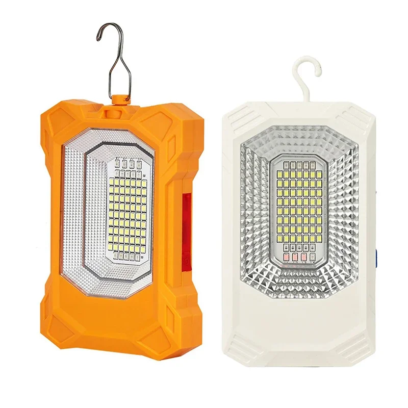 Lampada da campeggio ricaricabile per uso domestico a Led solare lampada da campeggio per esterni campeggio portatile a risparmio energetico con gancio per evidenziare la luce portatile