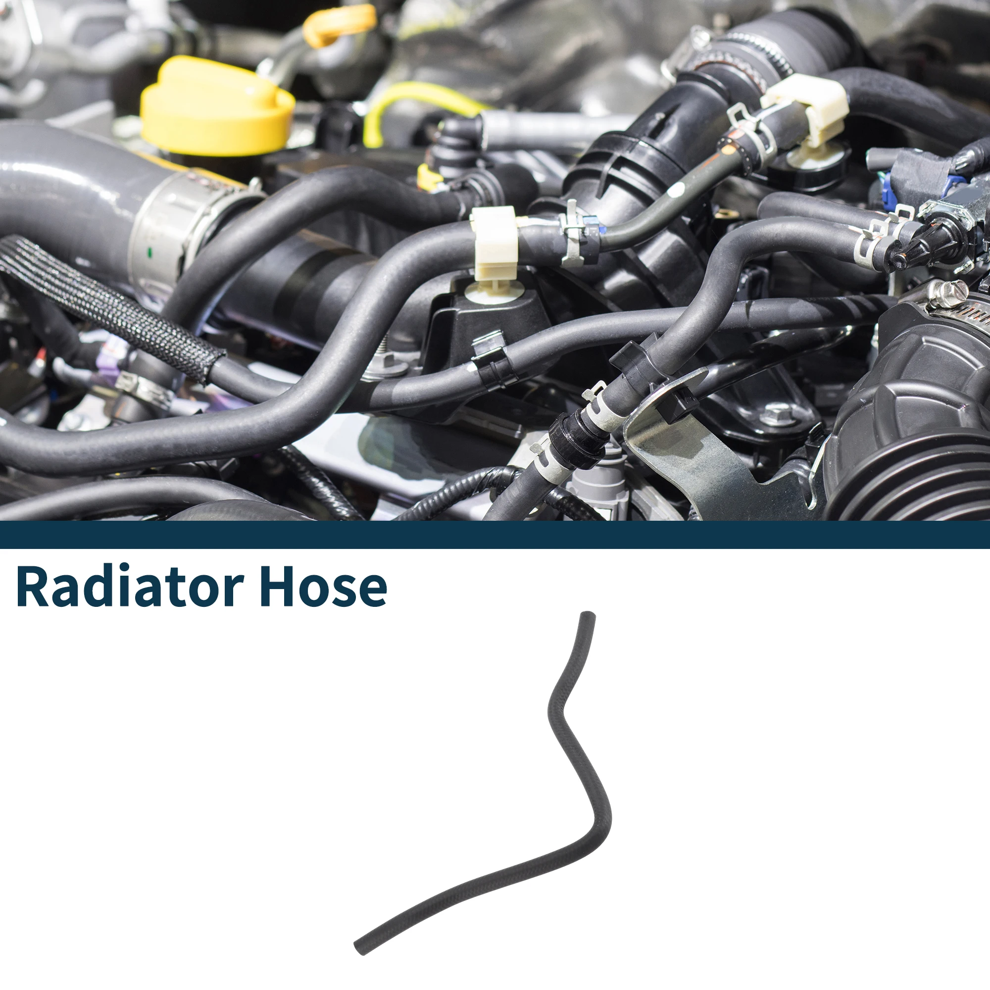 Mangueira do aquecedor da mangueira do radiador Motoforti No.13239144 para Opel Insignia A 08-17 Mangueira de refrigeração de borracha preta 1 peça