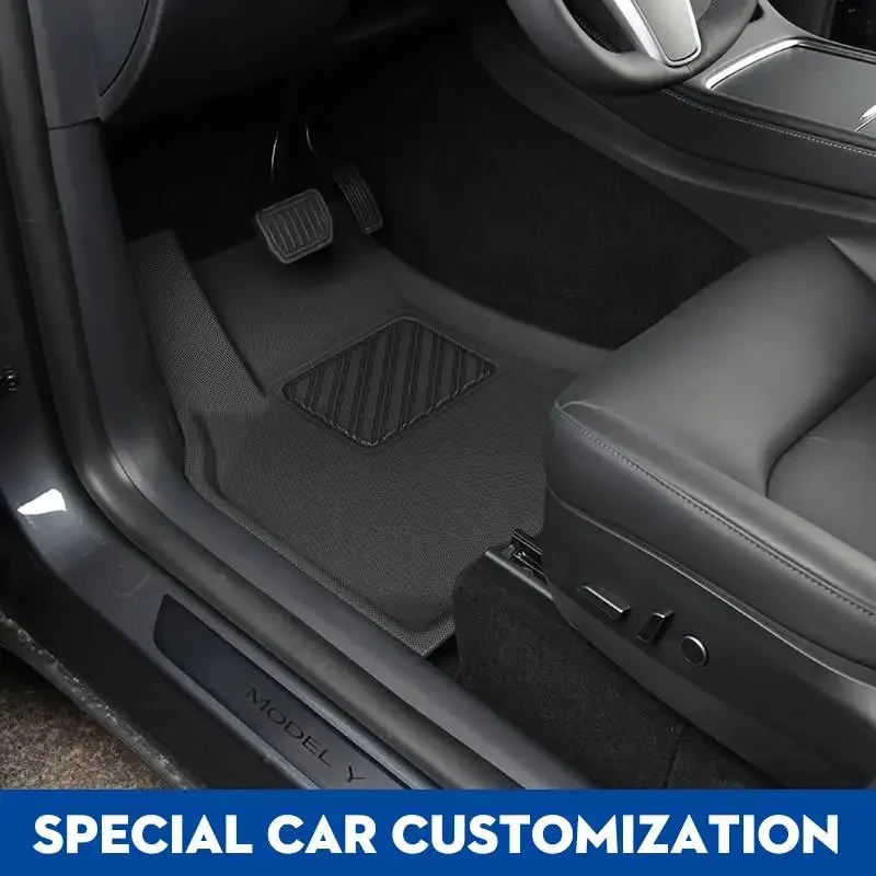 

Car Floor Mat Waterproof Non-slip TPE XPE Modified Fully Surrounded Special Foot Pad for Tesla Model 3 for Tesla Model Y