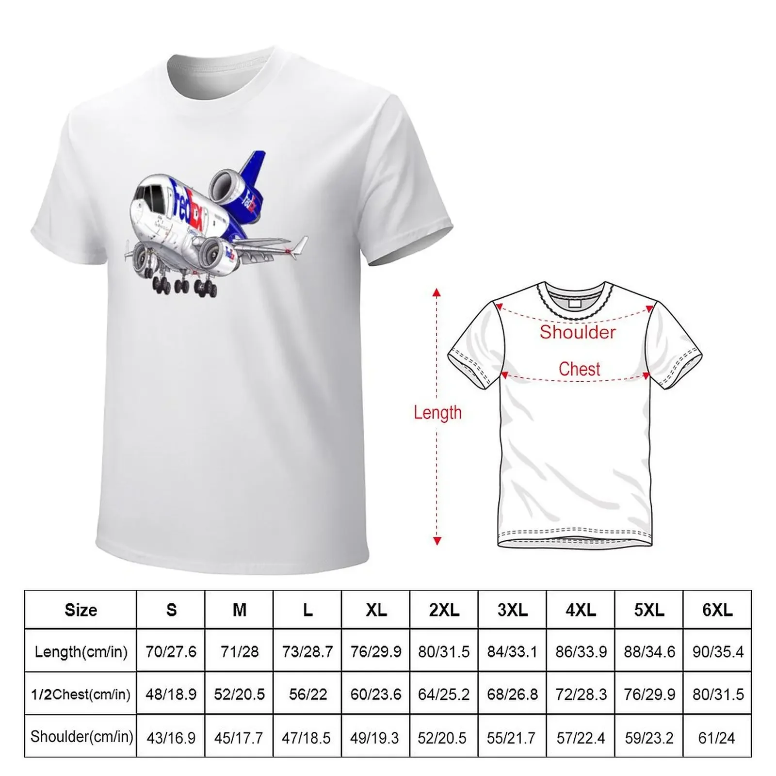 McDonell Douglas MD-11 T-shirt anime clothes sweat korean fashion mens graphic t-shirts anime