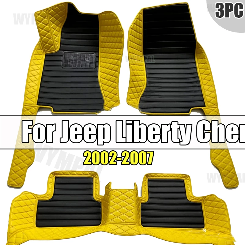 

Автомобильные коврики для Jeep Liberty Cherokee KJ 2002 ~ 2007, классическая версия, водонепроницаемые напольные коврики, коврики для ног, автомобильные аксессуары