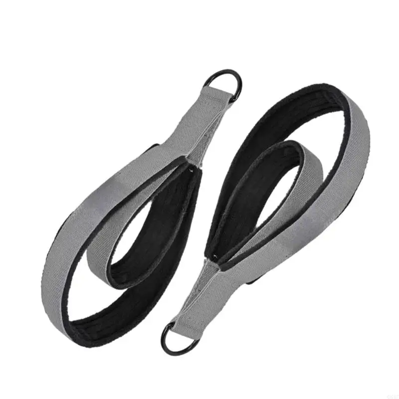 Q84C Pilates Strap doble anillos para reformador, correa yoga pilates equipos pilates correa ejercicio para entrenamiento