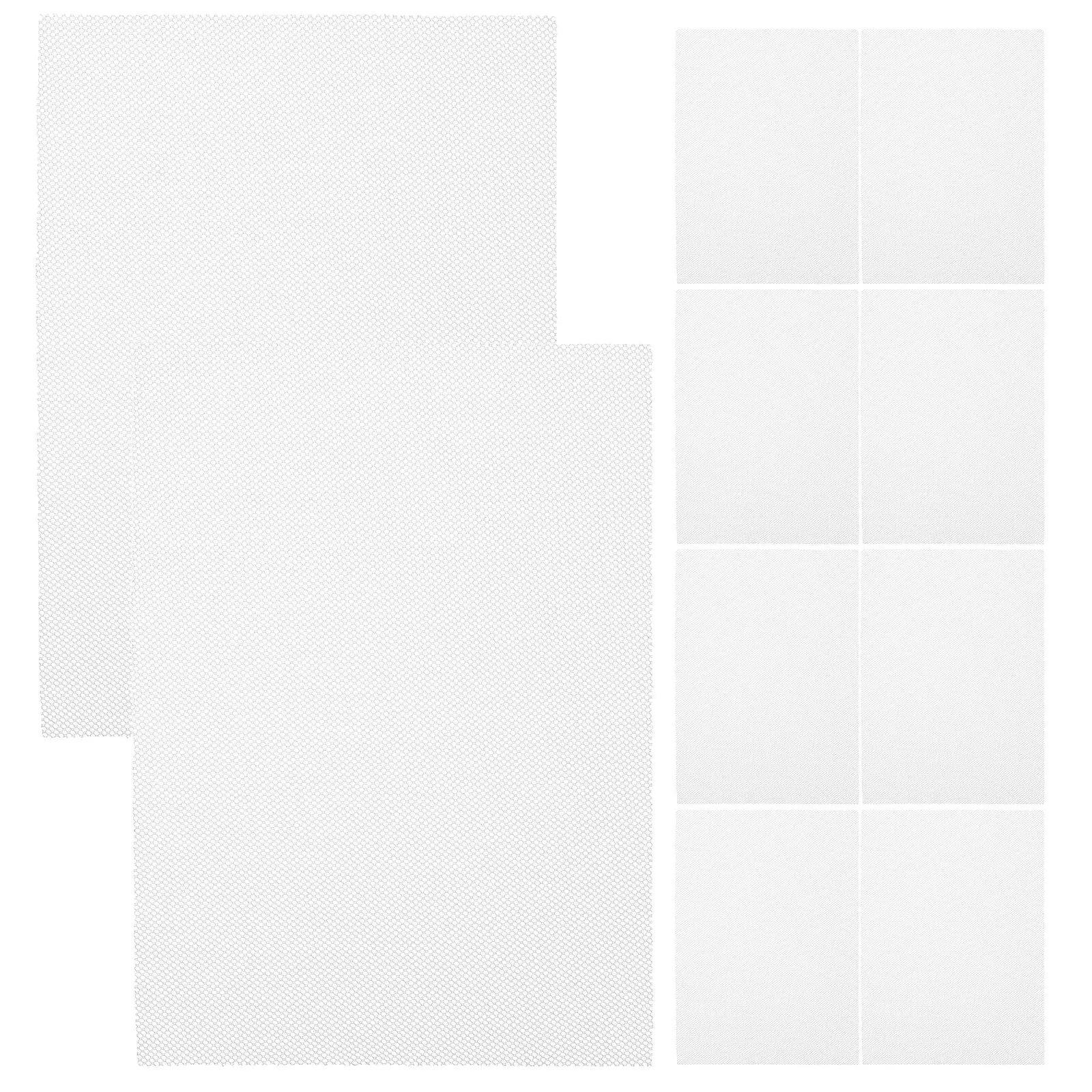 10Pcs Eye Mesh Fabric Sheets 11.79x8.45 Breathable Lightweight for DIY Costume Mask Fursuit Cosplay Crafts Eye Mesh for Fursuit