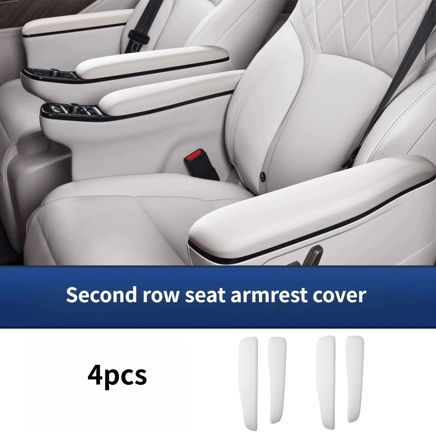 

Fit for Great Wall WEY Gaoshan 7/8/9 2nd Row Seat Armrest Cover Handle Protective Sleeve Interior Mod