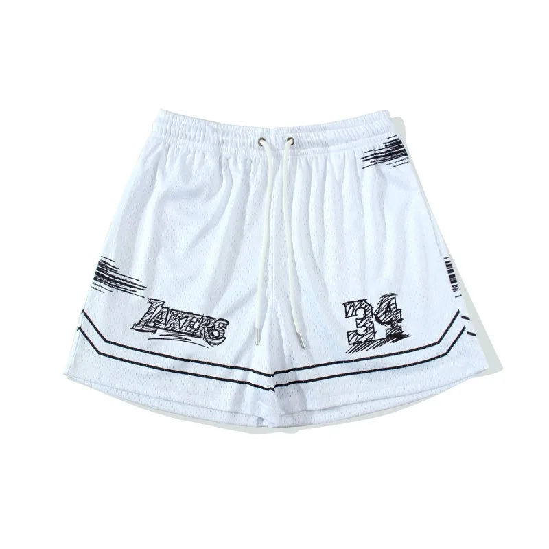 

Fashionable Breathable Quick Drying Shorts, Men's Sports, Fitness, Beach, Basketball Shorts, 3D Printed Quick Drying Shorts