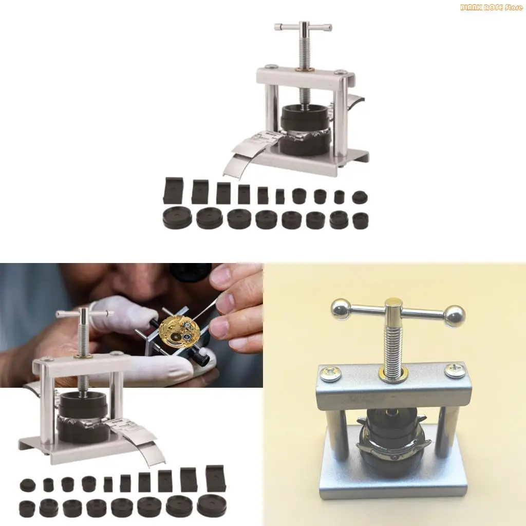 

K1AE Ручной пресс для задней панели часов Портативный дизайн Пресс для задней панели часов для эффективного ремонта и часов