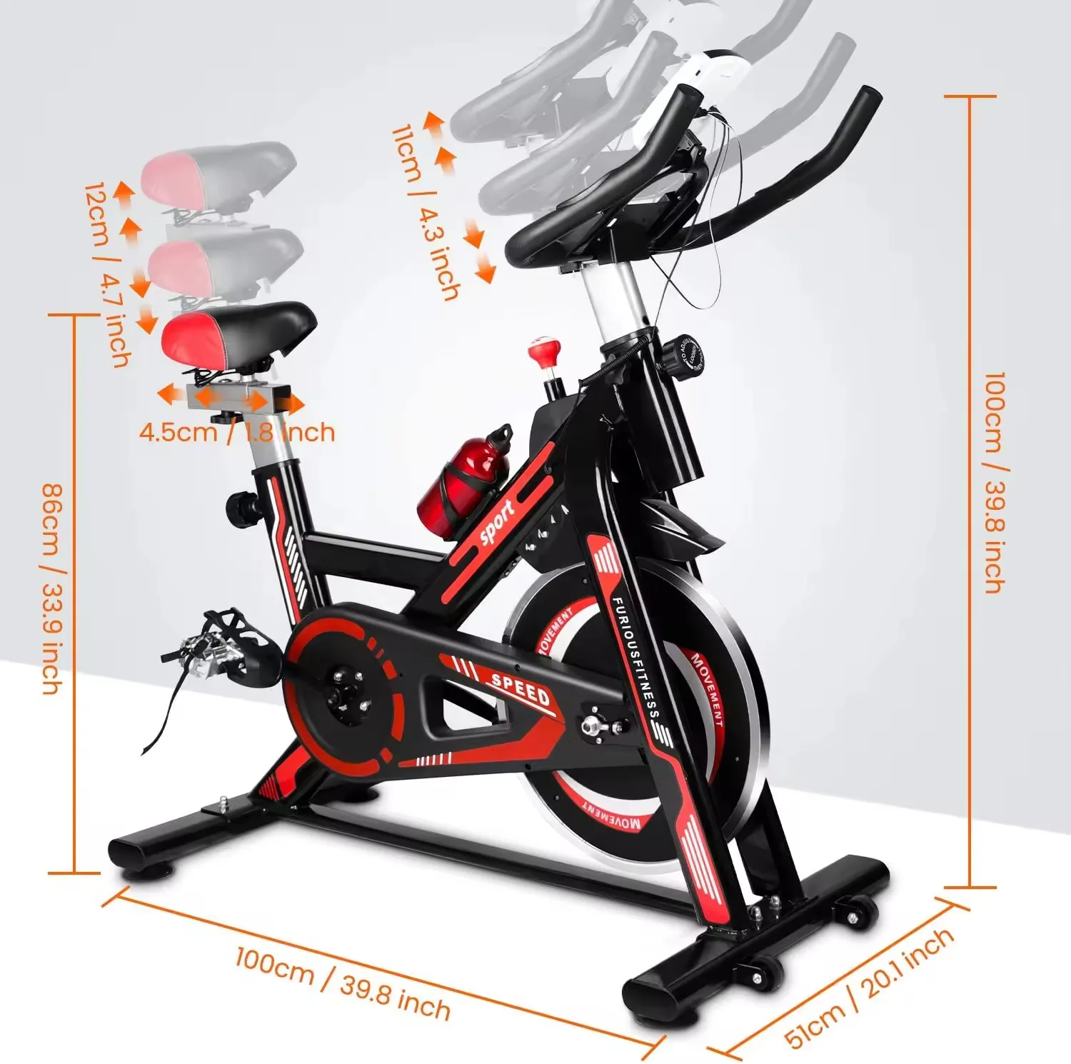 Gimnasio Fitness Ciclismo de interior Compre bicicletas de columna vertebral Bicicleta estática para gimnasio en casa Bicicleta Estatica Exercise Spinning Bike a la venta