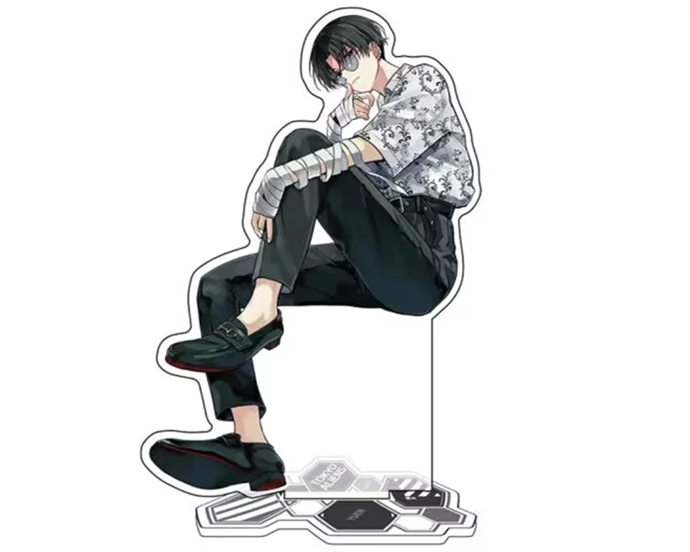 NEW cartoon Tokyo alien  Acrylic StandAkira, Sho, Yuen, and Amamiya  Figure Display Cosplay Charm Desktop Model Plate KEY CHAIN