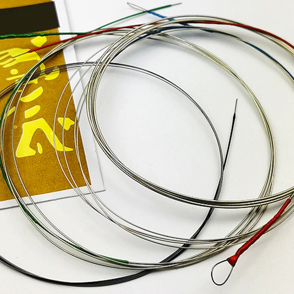 

4Pcs Pipa String Replacement Set High Quality Steel for Enhanced Sound Precision Easy Playing Experience All Skill Levels