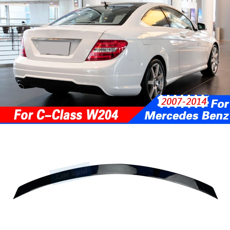 Exterior Part Rear Sport Spoiler Wing Styling Facelift For Mercedes Benz W204 C class 4 Door 2007-2014 C180 C200 C220 C260 C300