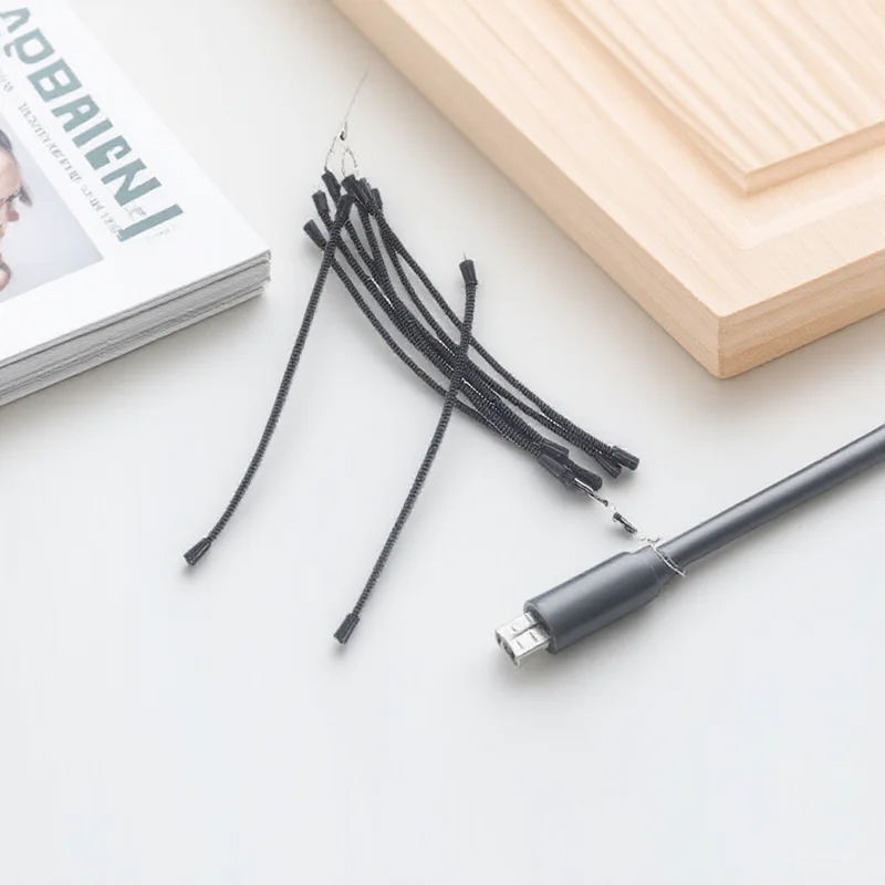 

8pcs Stylus Lanyard Anti Lost Rope Spring Retractable Cord For Touchscreen Pen Wrist Strap Holder Pen Leash Plastic