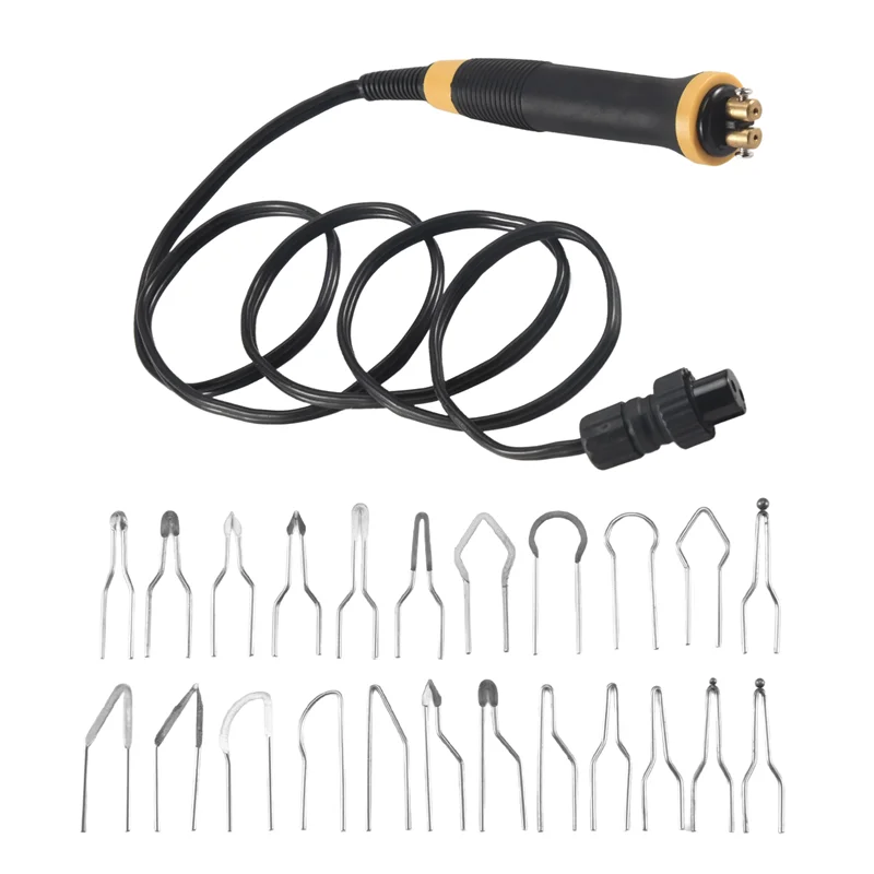 A11E-1/Pcs Electrocautery Pen Pyrography Machine Handle Solder Tip 23/Pcs For Gourd,Plank,Leather,Bark