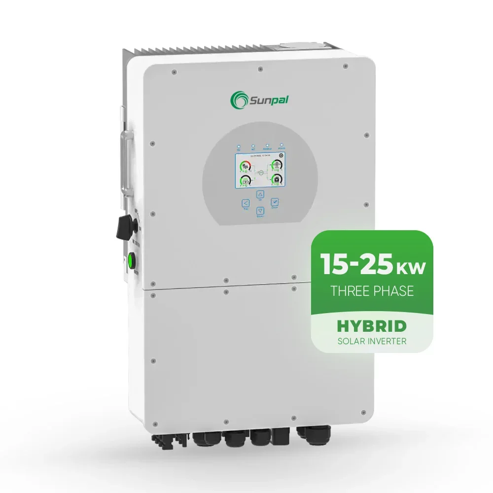 Deye 3 Phase Hybrid Solar Inverter 12Kw 15Kw 20Kw All in One Inverter with Lifepo4 Battery Charger