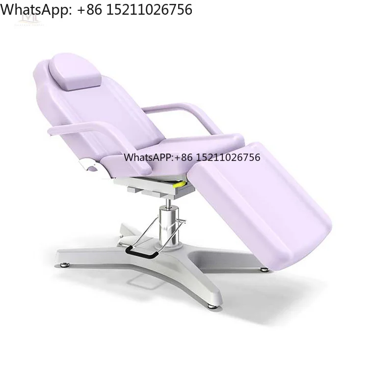 Camilla de Masaje Profesional Mt Katia-B10, Diseño Personalizado de Fábrica, en Cuero PU, Ajustable Hidráulicamente, para Spa, Tratamientos Faciales y Belleza