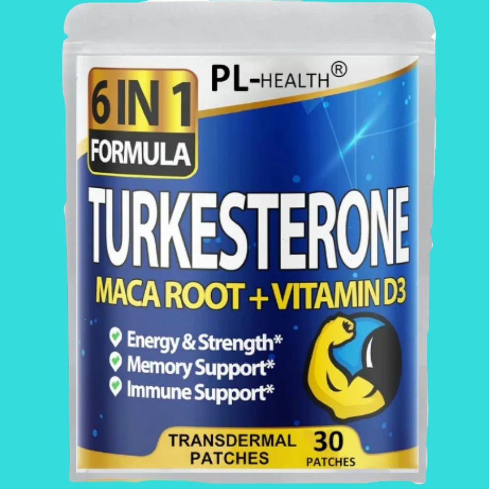 

Транзимические патчи Turkesterone, повышающие выносливость энергии -30 патчей, поставка на одну месяц