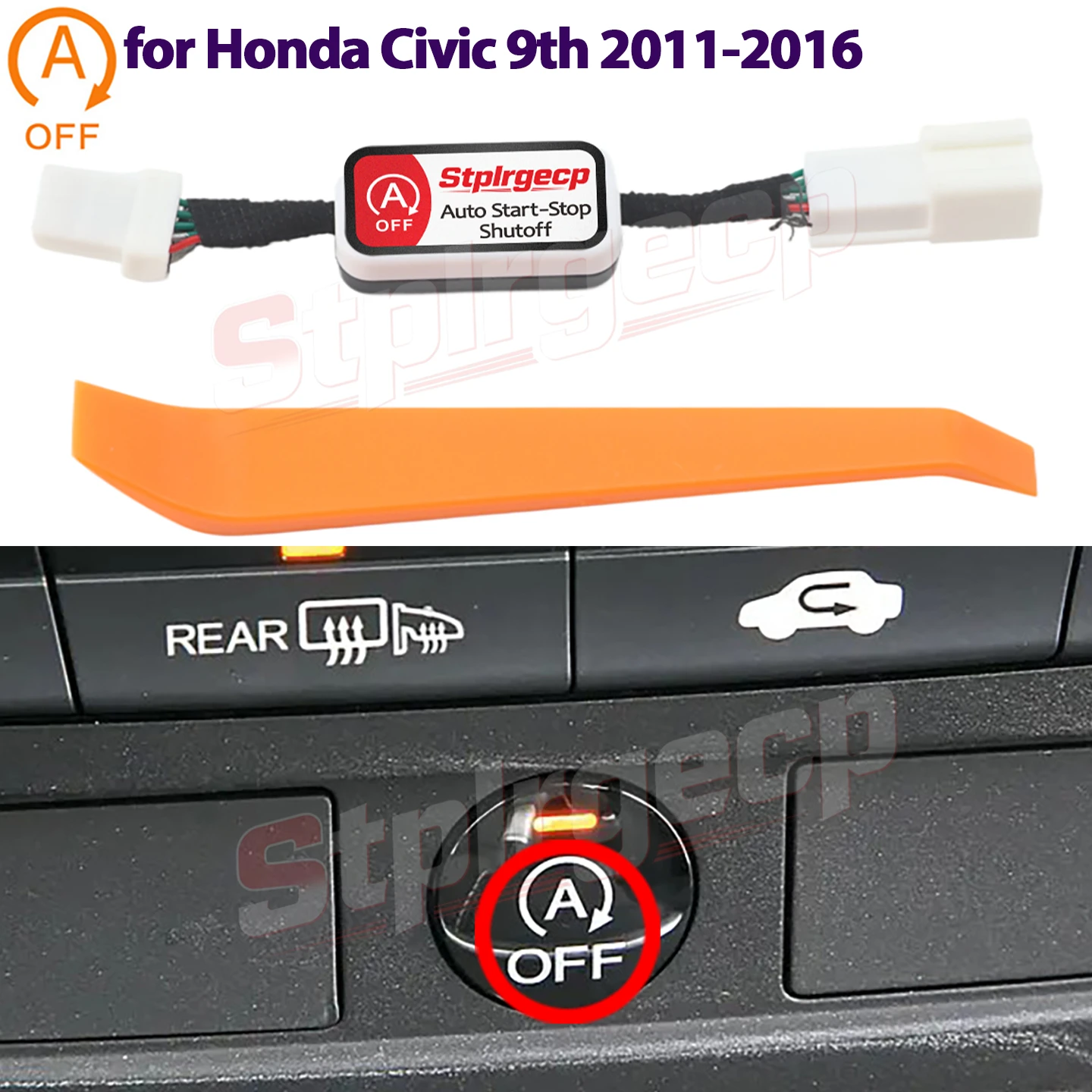 Engine Stop Start System Cancel Sensor Plug for Honda Civic 9th 2011 2012 2013 2014 2015 2016 Automatic Off Cable Device Control
