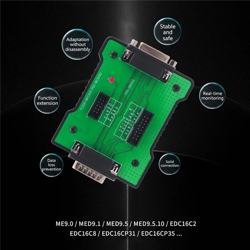 محول CG FC200 MPC5XX لقراءة/كتابة على مقاعد البدلاء يدعم EDC16/ ME9.0/ MED9.1/ MED9.5 سهل التركيب #4