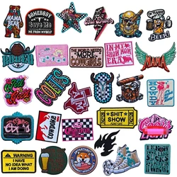 Emblem Clothing Accessories Badge Sticker Embroidered Embroidery Sticker Iron-on Patches