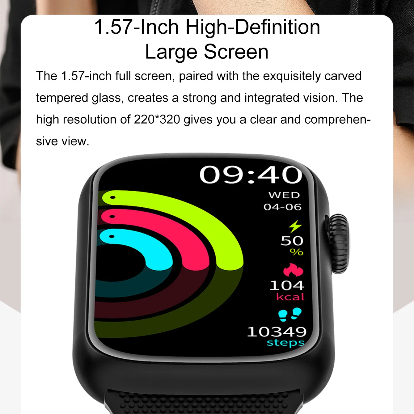 Fitness Tracker Watch Original Smartwatch Smart Watch Men Woman Connected 2024 Ip68 Waterproof Smart Band Bracelet