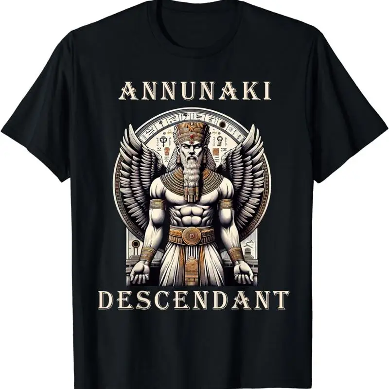 

Новая футболка с изображением Annunaki Descendant Al En God, древняя сомалийская мифология, размер S-5XL