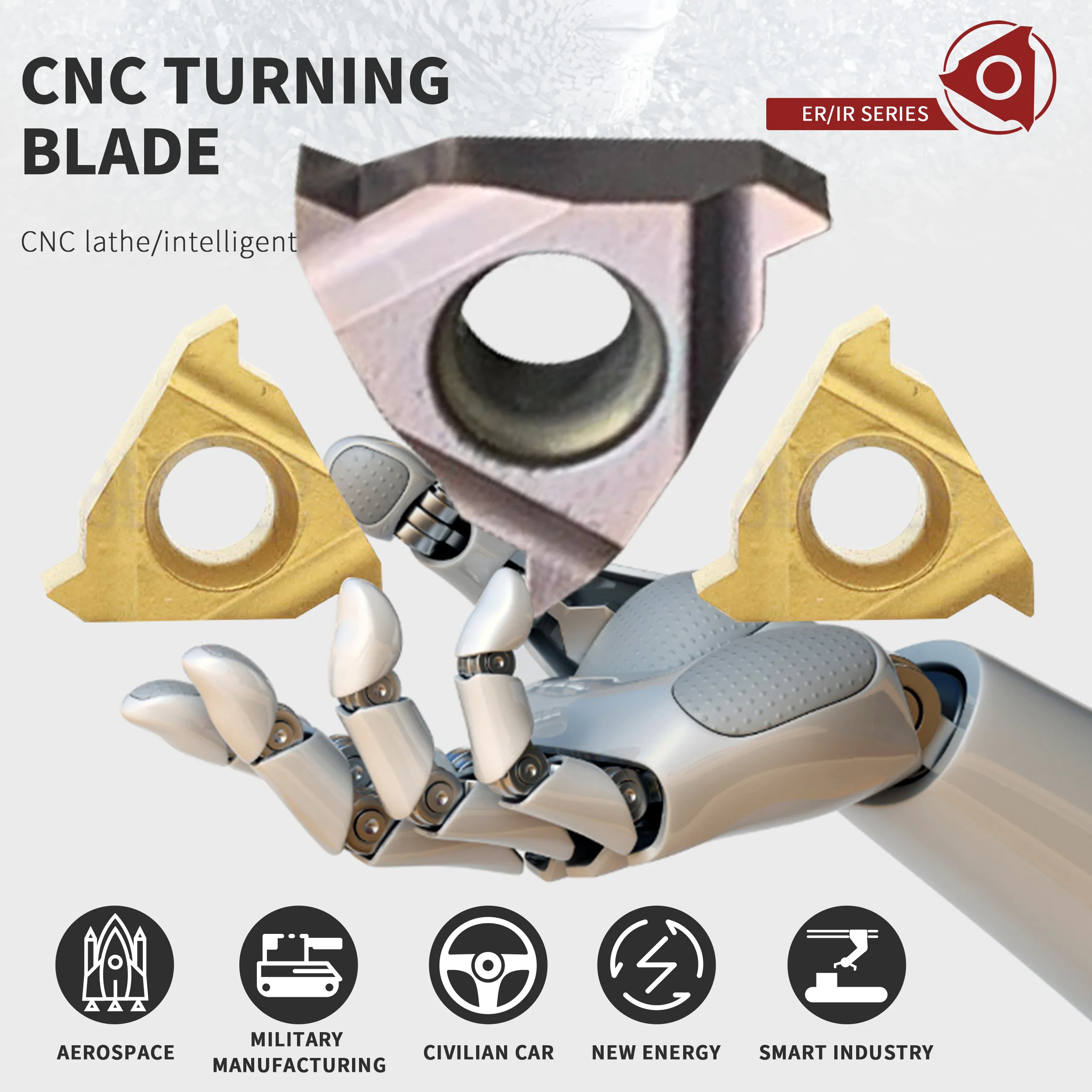MMT 11ER AG55 11ER AG60 US735 UE6020 VP15TF utensili per tornitura di lame in lega di metallo duro di alta qualità utensili per tornio CNC inserti per filettatura