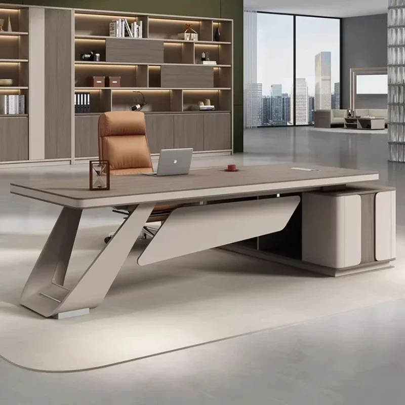 

Boss Table Minimalist Modern Chairman Desks Tables Desk Table Gaming Desk Computer Desk Room Desks Furniture Light Luxury