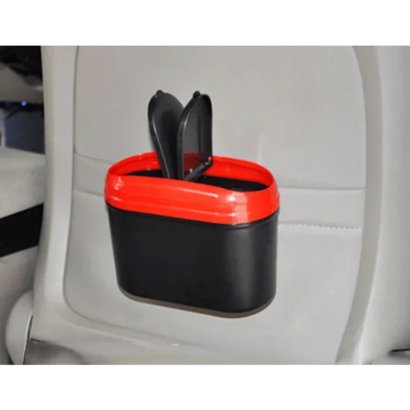 New Car Garbage Bin, Suspended Car Garbage Collection Box Storage Box Plastic Pressed Square Garbage Bin Type Car Accessories
