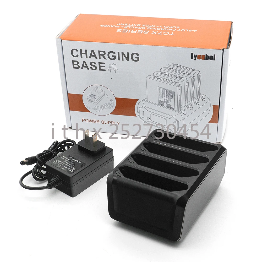 4-Slot Battery Charging Cradle(SAC-TC7X-4BTYC1) with power supply For TC70 TC75 TC77 TC72 Dock