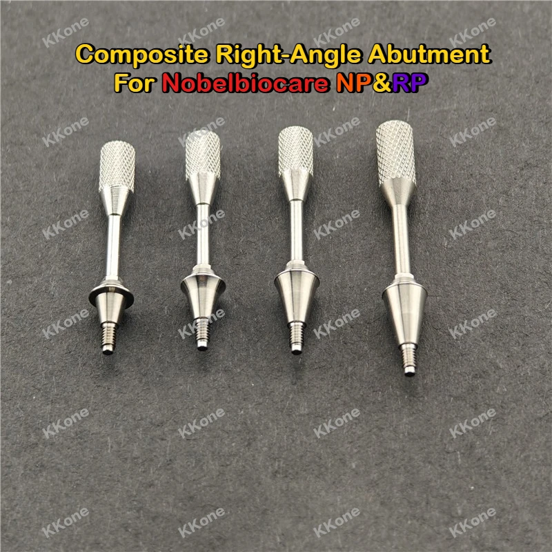 

10 шт., аксессуары для зубных имплантатов, композитный прямоугольный и многоугольный аббат для стоматологической клиники Nobelbiocare NP и RP