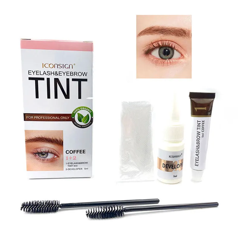 Professional Eyelash Eyebrow Dye Tint 15-minute Fast Tint Easy Dye Gel Enhancer Mascara Lash Lifiting Kit Eye Makeup Tools