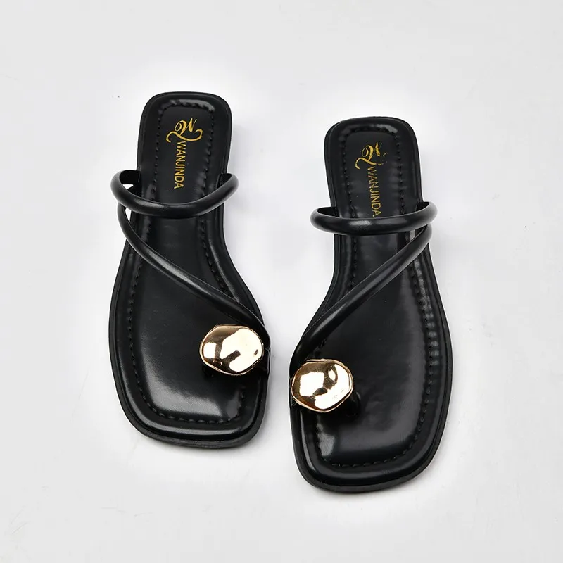 YMPO Sandalen für Damen Luxus-Schuhe für Frauen Flip-Flops Damen-Wandersandalen Pantoletten Damen-Hausschuhe Sommerschuhe im Angebot