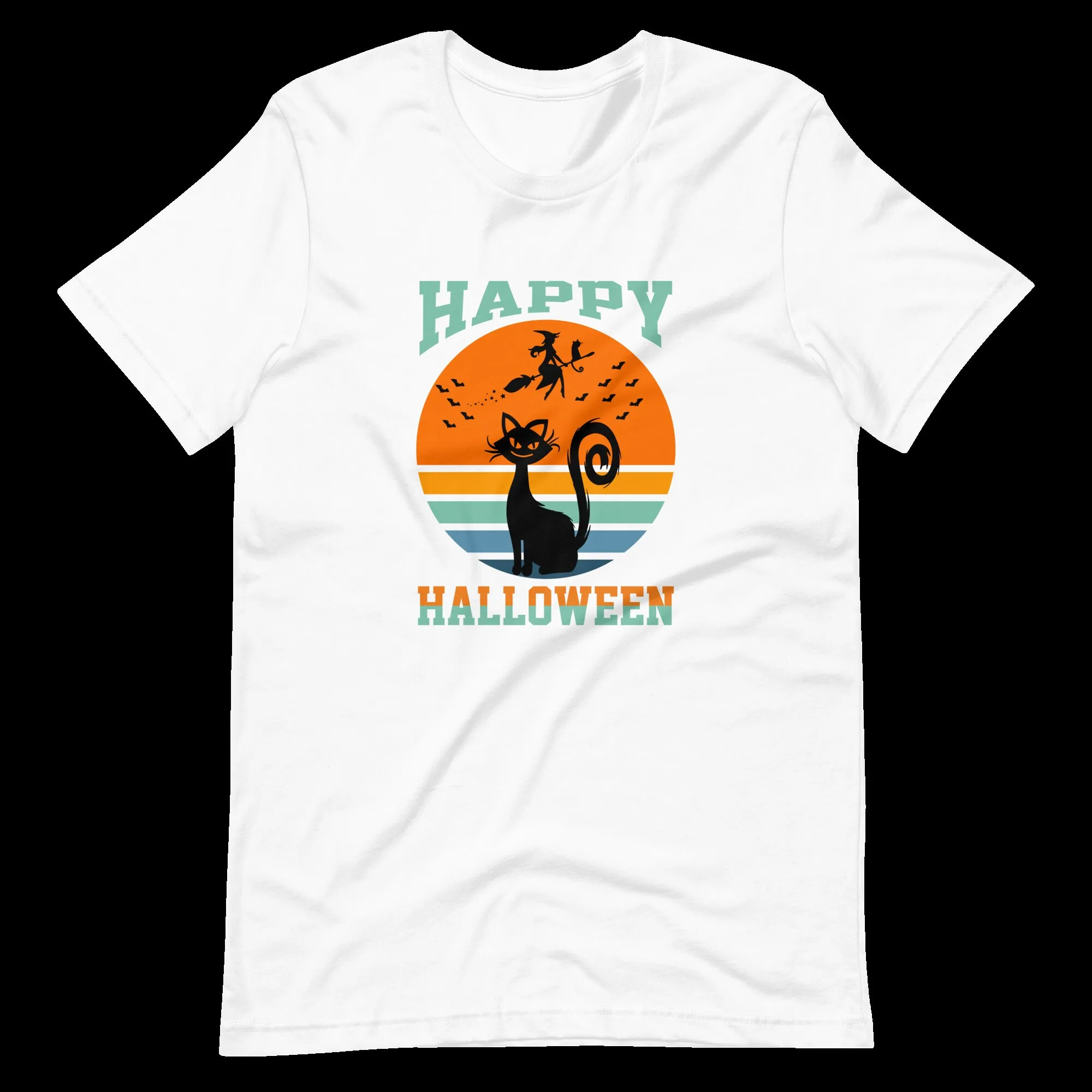 

Happy Halloween T Shirt / Retro, Vintage Halloween T Shirt